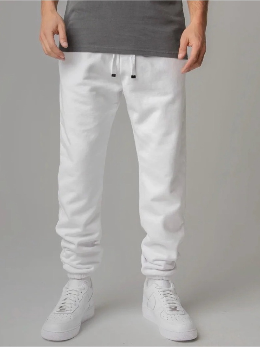 🆕 NWOT TALENTLESS | White Men's Joggers Large